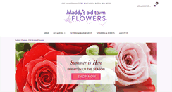 Desktop Screenshot of maddysoldtownflowers.com